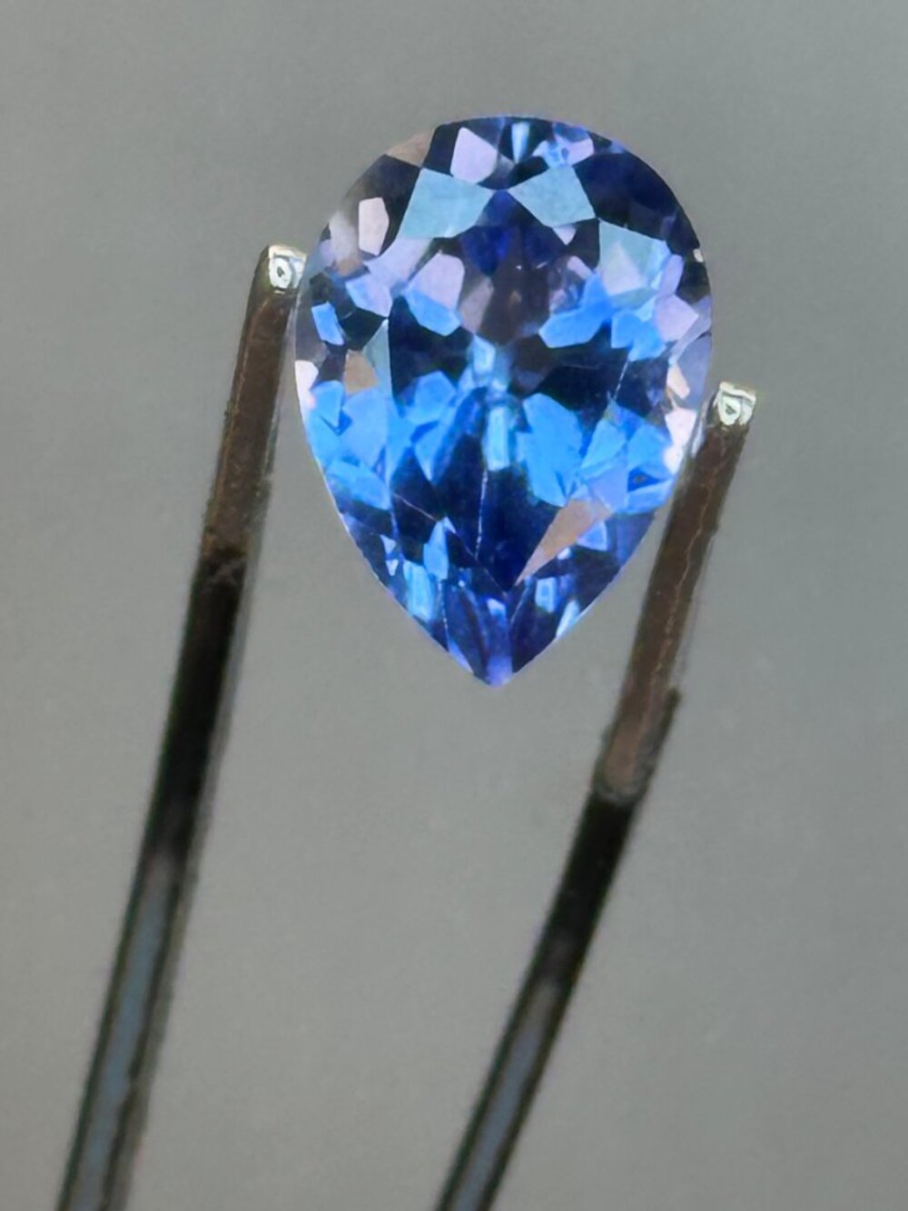 Certified Lavender-Blue Maxixe Gemstone